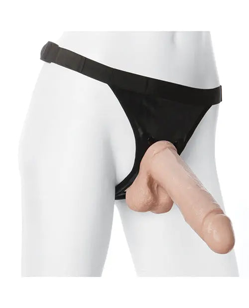 Ultra Harness 2 Set 3 w/8" Realistic Dong & Powder Doc Johnson