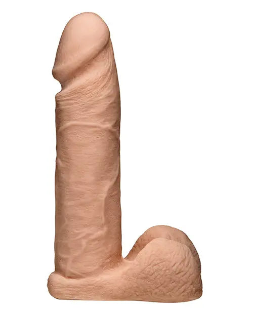 Ultra Harness 2 w/8" Ultraskyn Cock - White Doc Johnson