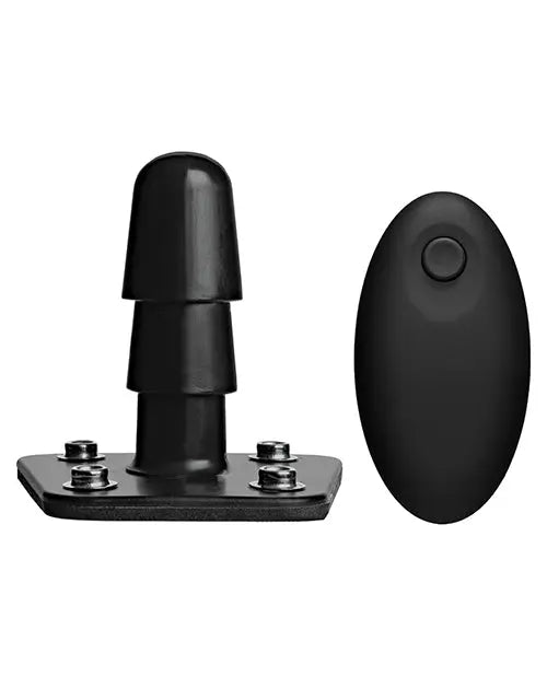 Vac-U-Lock Vibrating Dildo | Crystal Jellies Strap On Dildo Set | Wireless Remote Pink Dildo Doc Johnson