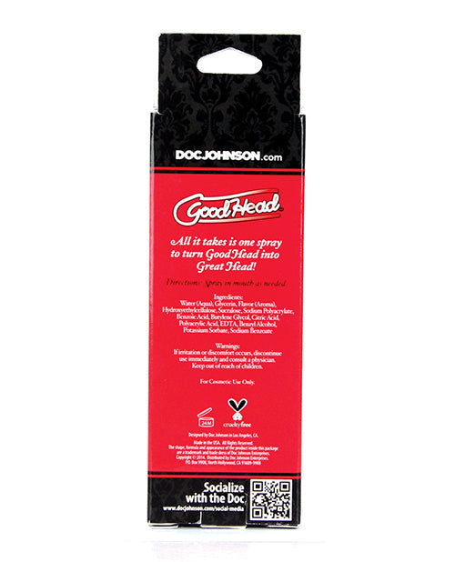 GoodHead Juicy Head Dry Mouth Spray - 2 oz Red Apple