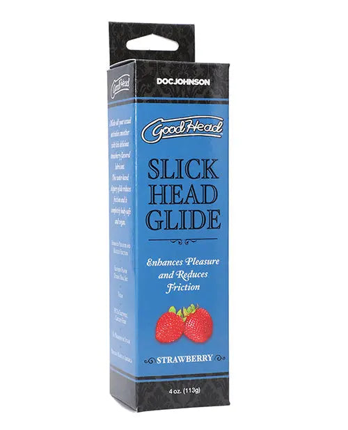 GoodHead Slick Head Glide - 4 oz Strawberry Doc Johnson