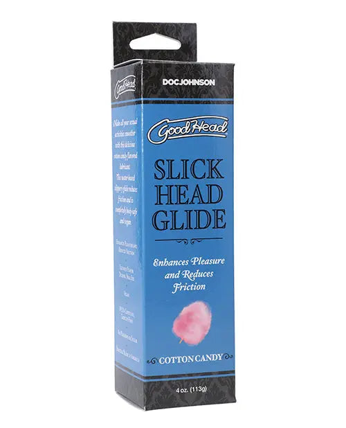 GoodHead Slick Head Glide - 4 oz Cotton Candy Doc Johnson