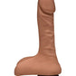 Doc Johnson D 9" Big Dildo | Super D Realistic Dildo | Caramel Suction Cup Dildo Doc Johnson