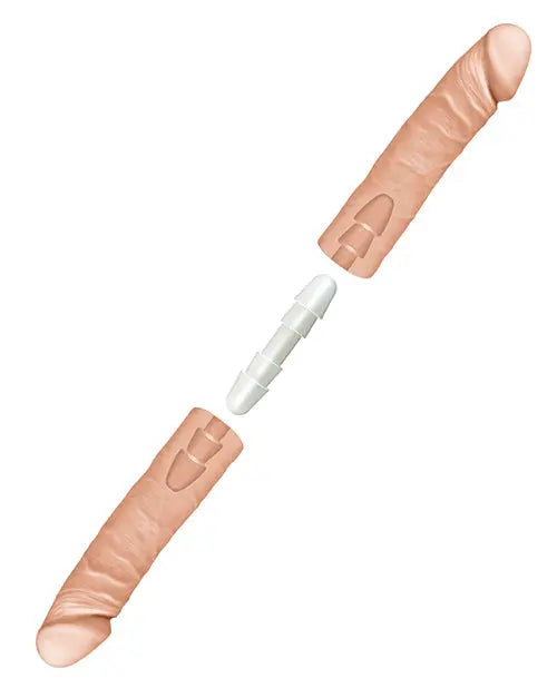 Doc Johnson Double Dildo | 16" Big Dildo | D Giant Dildo | Double Sided Dildo | Vanilla Large Dildo Doc Johnson
