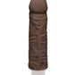 Doc Johnson Realistic Dildo | 7" Big Dildo | Shakin Vibrating Dildo | Chocolate Large Dildo Doc Johnson