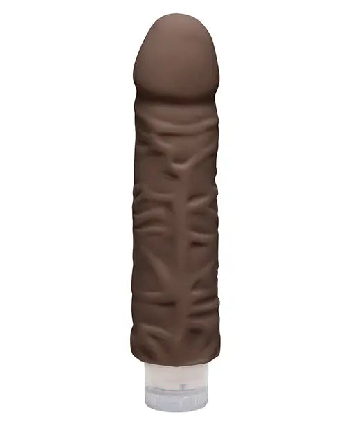 Doc Johnson Realistic Dildo | 7" Big Dildo | Shakin Vibrating Dildo | Chocolate Large Dildo Doc Johnson