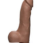 Doc Johnson Realistic Dildo | Caramel 10.5" Big Dildo | Master D Large Dildo with Balls Doc Johnson
