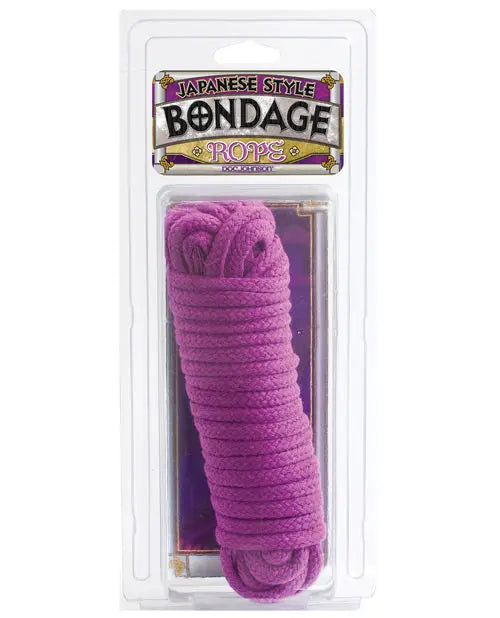 Japanese Style Bondage Cotton Rope - Purple Doc Johnson
