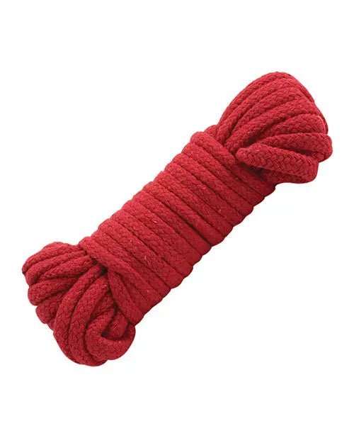 Japanese Style Bondage Cotton Rope - Red Doc Johnson