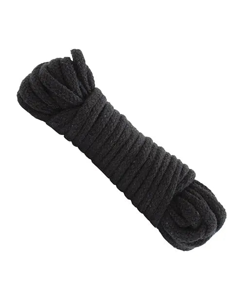 Japanese Style Bondage Cotton Rope - Black Doc Johnson