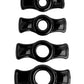 Titanmen Tools Cock Ring Set - Black Doc Johnson