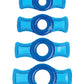 Titanmen Tools Cock Ring Set - Blue Doc Johnson