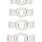 Titanmen Tools Cock Ring Set - Clear Doc Johnson