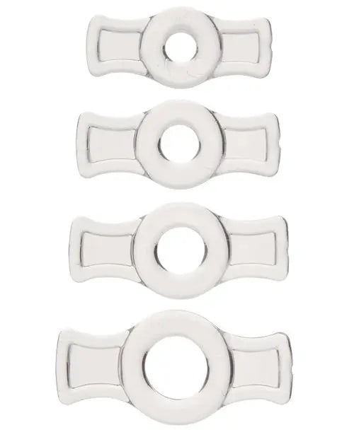 Titanmen Tools Cock Ring Set - Clear Doc Johnson