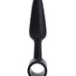 In A Bag 3" Vibrating Butt Plug - Black
