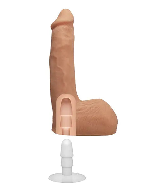 Signature 8" Big Dildo | Removable Suction Cup Dildo | Seth Gamble Realistic Dildo Doc Johnson