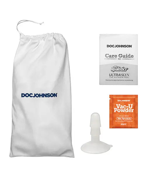 Signature 8" Big Dildo | Vac-U-Lock Realistic Dildo | Quinton James Suction Cup Dildo Doc Johnson