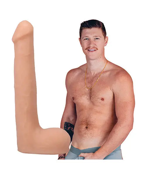 Signature Oliver Flynn Realistic Dildo | 10" Big Dildo | Vac-U-Lock Suction Cup Dildo Doc Johnson