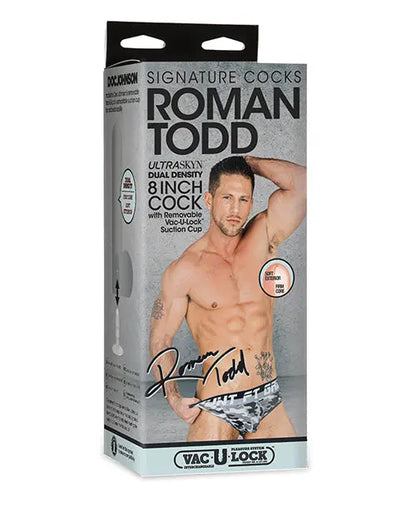 Signature ULTRASKYN Realistic Dildo | 8" Big Dildo | Roman Todd Suction Cup Dildo Doc Johnson