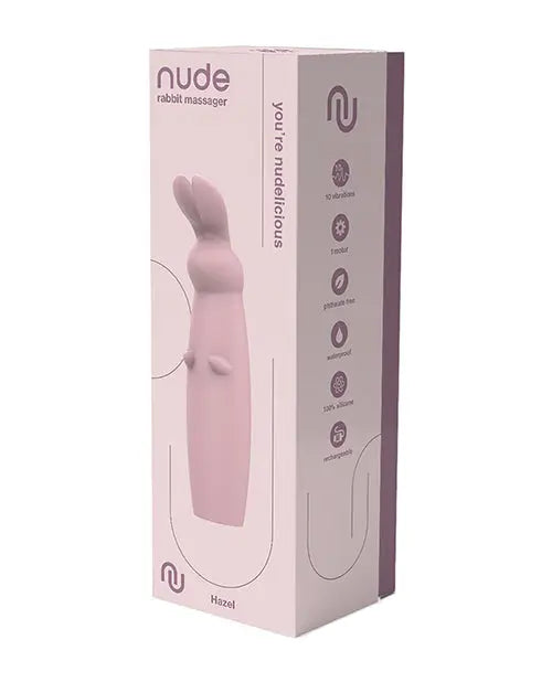 NUDE Hazel G Spot Vibrator | Rechargeable Pink Clit Vibrator | Rabbit Vibrator Massager | Best Vibrator for Women Xgen