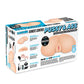 Luvdollz Remote Control Rechargeable Pussy & Ass w/Douche - Ivory Electric Eel INC