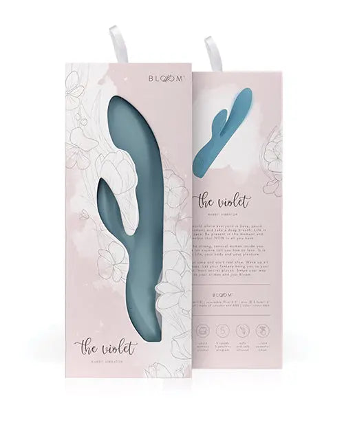 Bloom The Violet Rabbit Vibrator | Teal G Spot Vibrator | 5-Speed Clit Vibrator | Best Vibrator for Women One-dc