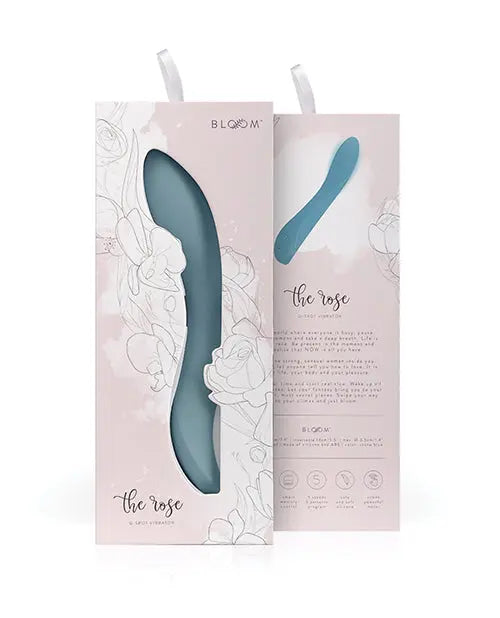 Bloom The Rose G-Spot Vibrator - Teal One-dc