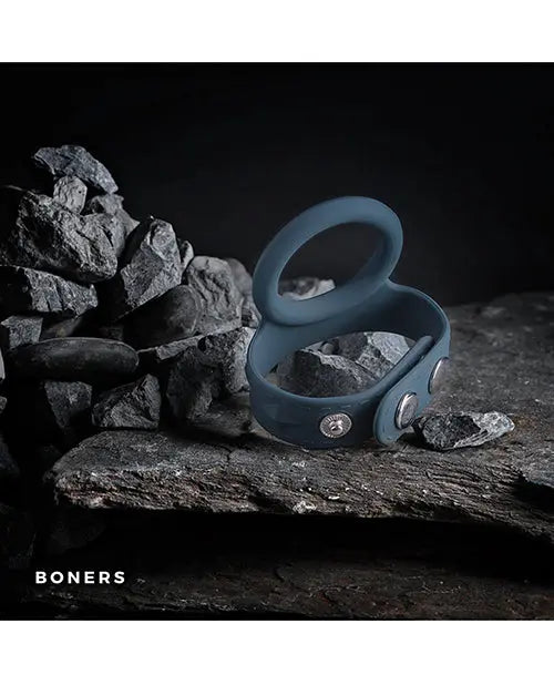 Boners Snap Cock & Balls Strap - Black One-dc