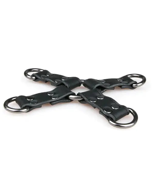 Easy Toys Faux Leather Hogtie - Black One-dc
