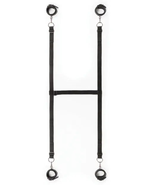 Easy Toys Under Mattress Bondage Set - Black One-dc