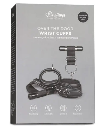 Easy Toys Over The Door Wrist Cuffs - Black One-dc