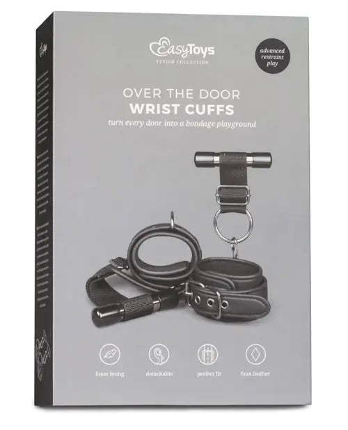Easy Toys Over The Door Wrist Cuffs - Black One-dc
