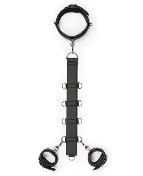 Easy Toys Neck To Wrist Restraint Set - Black One-dc