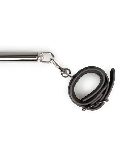 Easy Toys Expander Spreader Bar & Cuffs Set - Silver One-dc