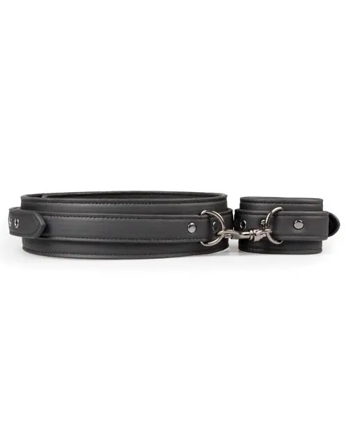 Easy Toys Thigh & Wrist Cuff Set - Black One-dc