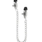 Easy Toys Big Nipple Clamps w/Chain - Silver One-dc