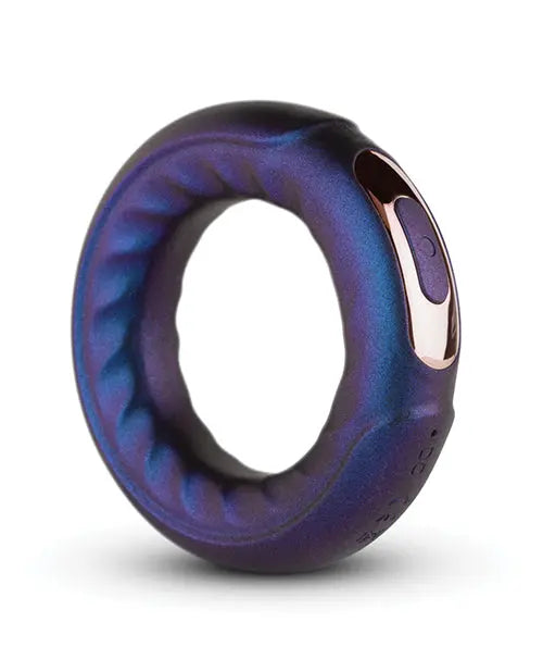 Hueman Saturn Vibrating Cock/Ball Ring - Purple One-dc