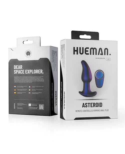 Hueman Asteroid Rimming Anal Plug - Purple One-dc