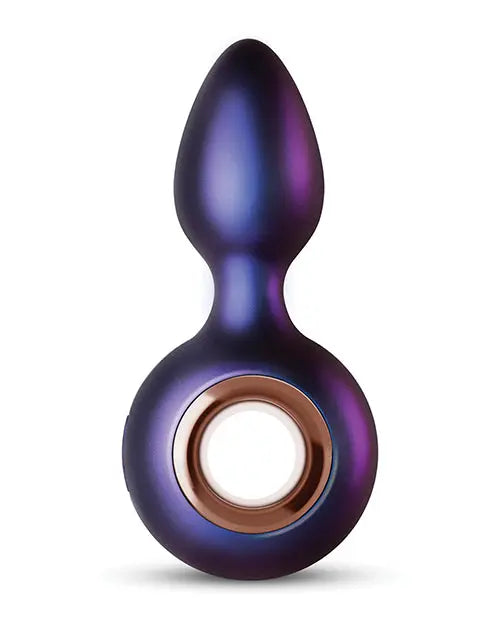 Hueman Deep Space Vibrating Anal Plug - Purple One-dc