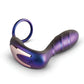 Hueman Black Hole Anal Vibrator w/Cock Ring - Purple One-dc
