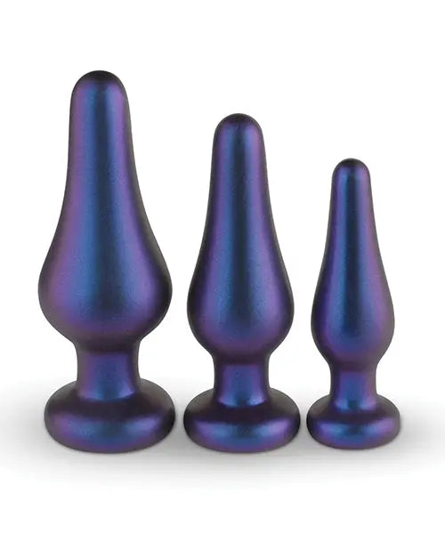 Hueman Comets Butt Plug Set of 3 - Purple One-dc