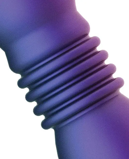 Hueman Supernova Thrusting Butt Plug - Purple One-dc