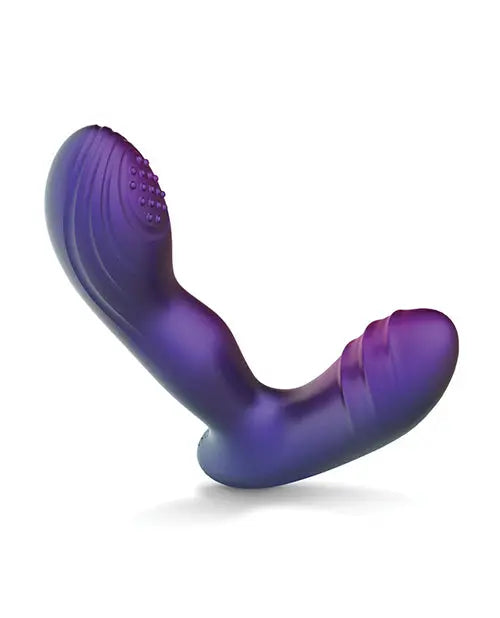 Hueman Galaxy Tapping Butt Plug - Purple One-dc