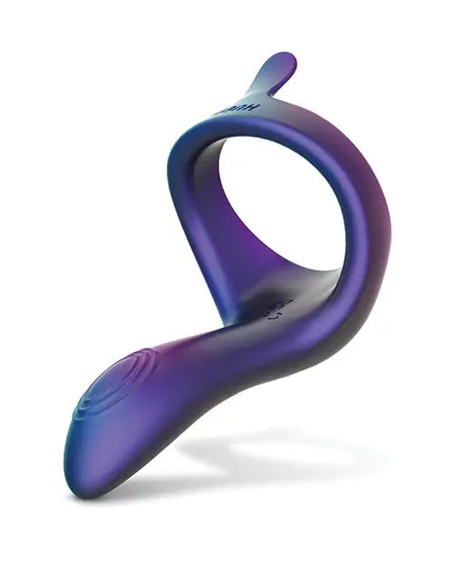 Hueman Solar Cock Ring w/Vibrating Perineum - Purple One-dc