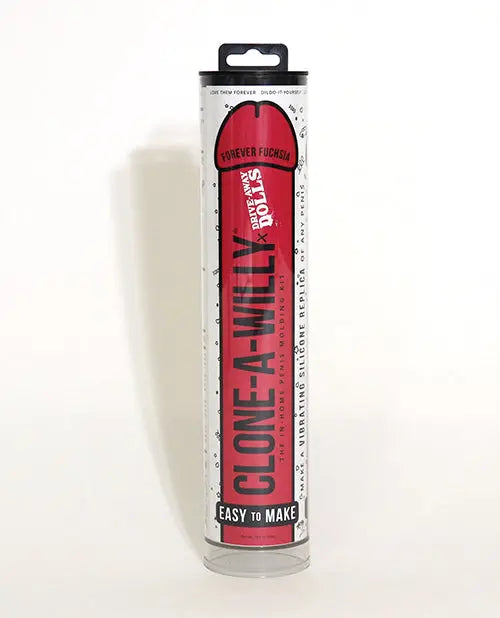 Clone-A-Willy Vibrating Dildo | Drive Away Realistic Dildo | Forever Fuchsia Big Dildo | Large Dildo Empire Labs