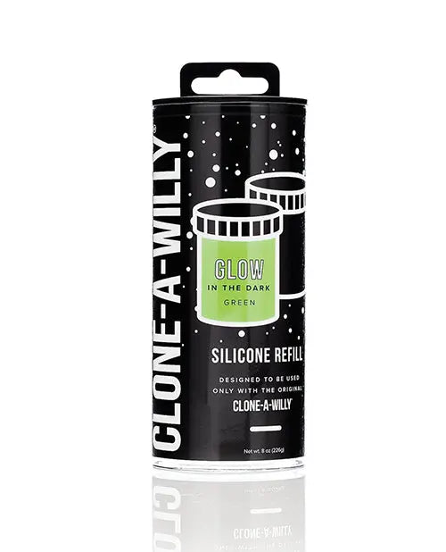 Clone-A-Willy Silicone Glow In The Dark Refill - Green Empire Labs