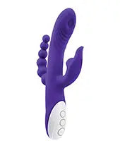 Evolved Lick Me Triple Stim Vibe - Purple Evolved Novelties INC
