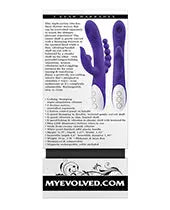 Evolved Lick Me Triple Stim Vibe - Purple Evolved Novelties INC