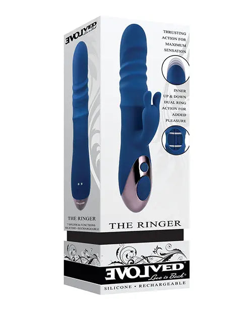 Evolved G Spot Vibrator | Rechargeable Thrusting Vibrator | Ringer Rabbit Vibrator | Best Vibrator for Women Evolved Novelties INC