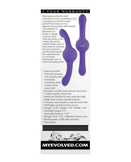 Evolved Our Gyro Vibe - Purple Evolved Novelties INC